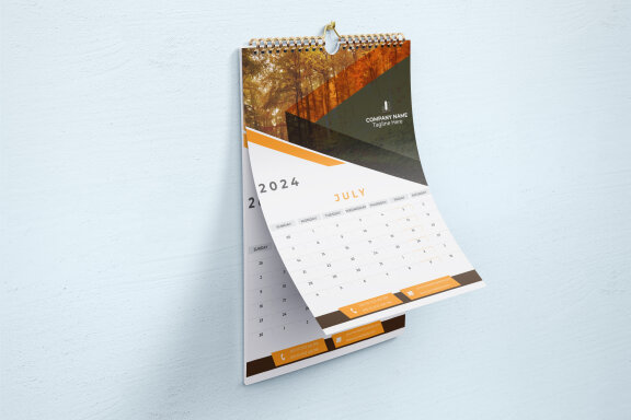 Wall Calendar 2024 Template