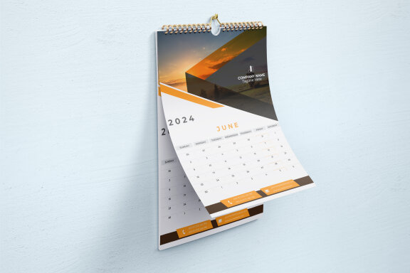 Wall Calendar 2024 Template