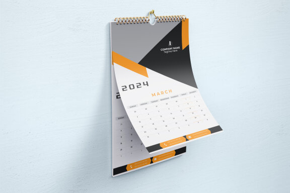 Wall Calendar 2024 Template
