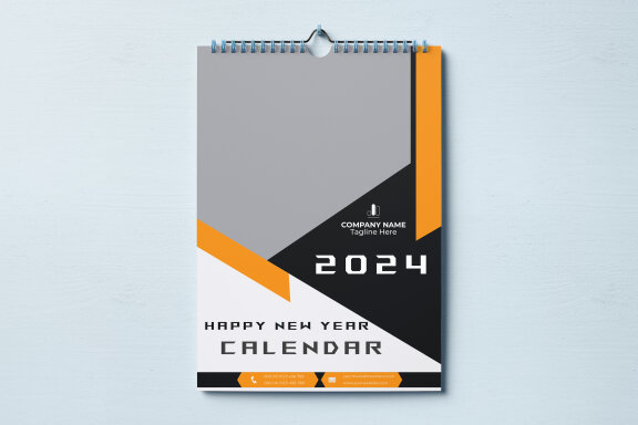 Wall Calendar 2024 Template