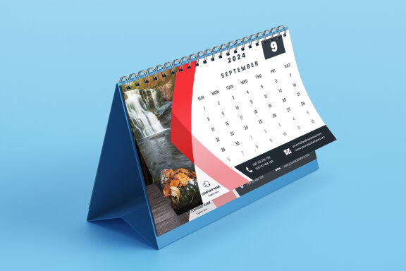 Desk Calendar 2024 Template