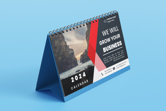 Desk Calendar 2024 Template