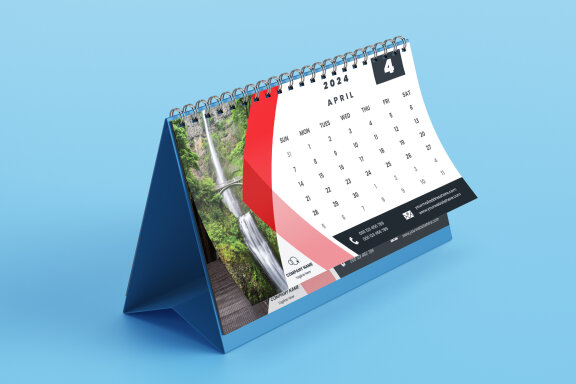 Desk Calendar 2024 Template