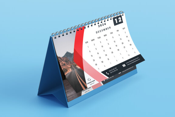 Desk Calendar 2024 Template