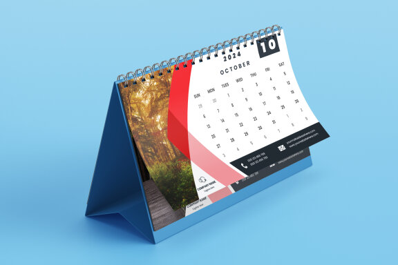 Desk Calendar 2024 Template