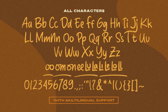 Honey Blooms – Handwritten Marker Font