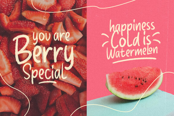 Honey Blooms – Handwritten Marker Font