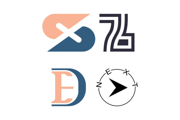 76 SX  ED next arrow - Free Logo Shapes