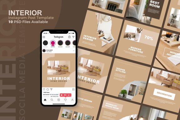 Interior - Instagram Post Template