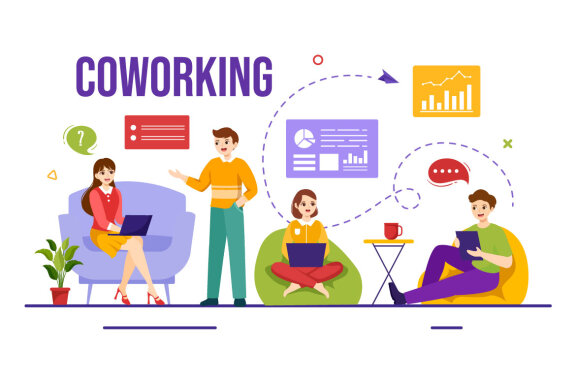 15 Coworking Business FREE Illustrations