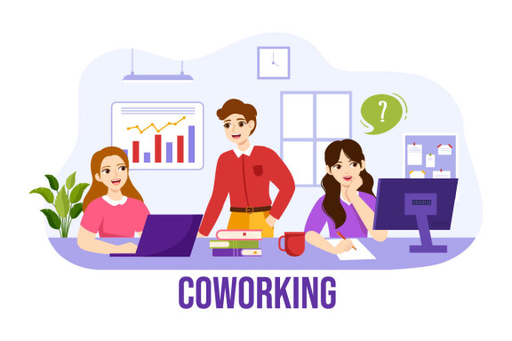 15 Coworking Business FREE Illustrations