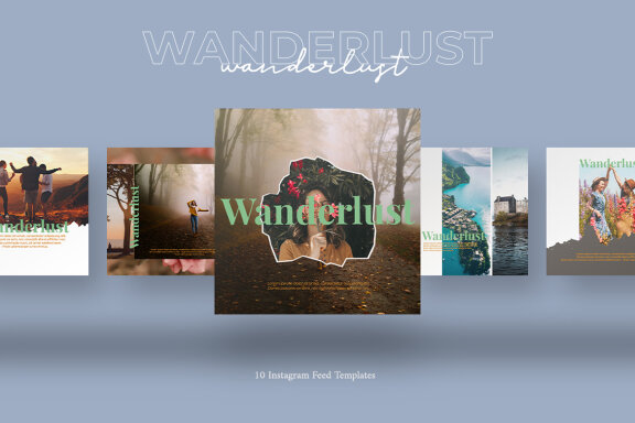 Wanderlust - Instagram Post Template