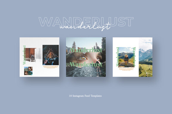 Wanderlust - Instagram Post Template