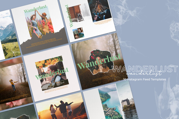 Wanderlust - Instagram Post Template