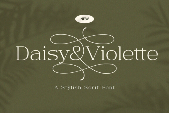 Daisy & Violette - Stylish Modern Serif