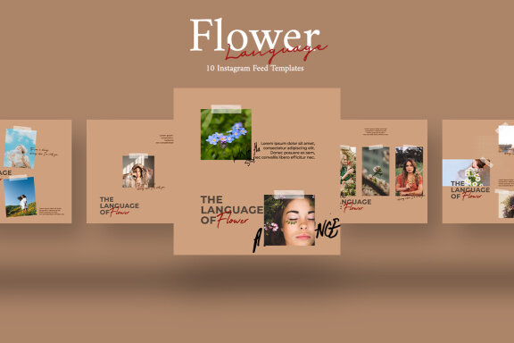 Flower - Instagram Post Template