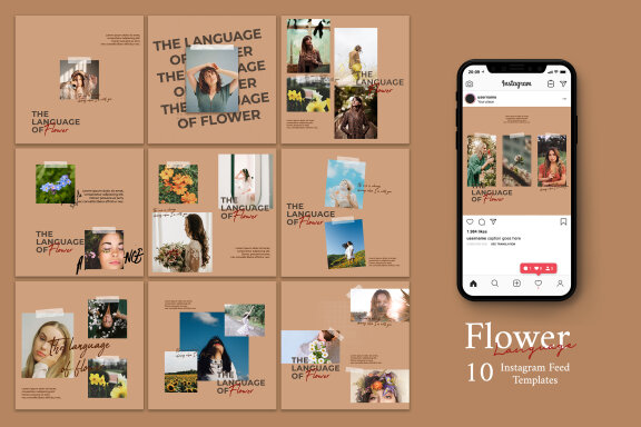 Flower - Instagram Post Template