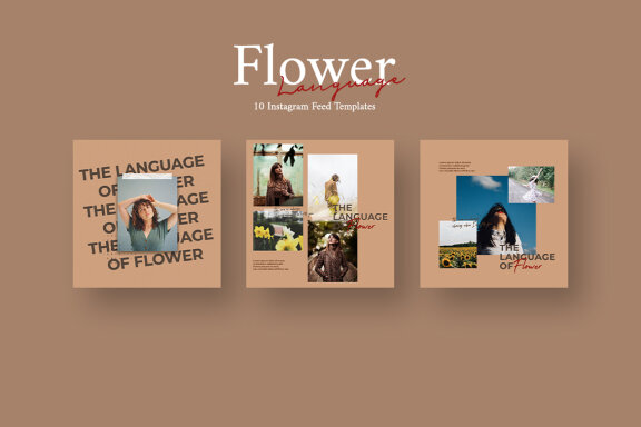 Flower - Instagram Post Template