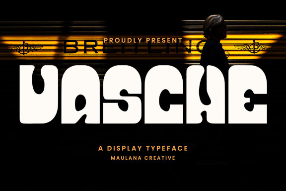 Vasche Decorative Display Font