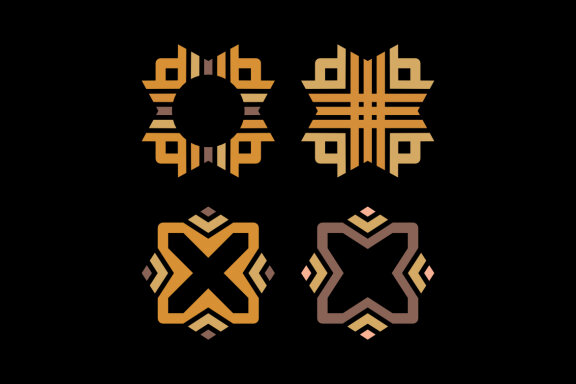 ornament and batik - Free Logo Shapes