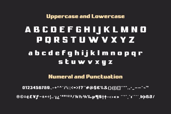 Mureton - Retro Condensed Display Font
