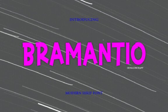 Bramantio font