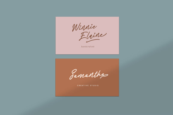 Clumsy Virginia - Handwritten Script Font