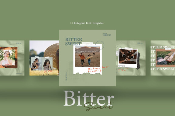 Bitter Sweet - FREE Instagram Templates