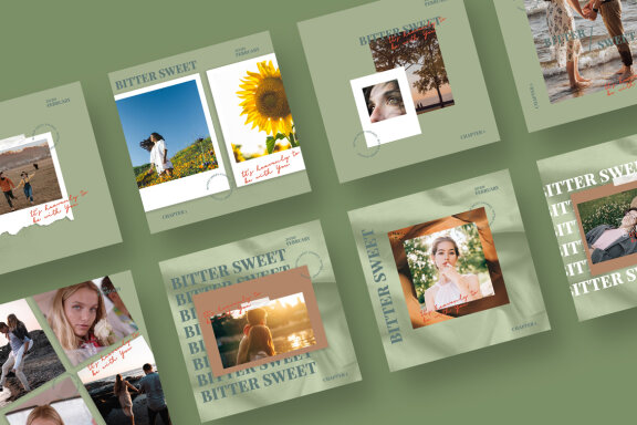 Bitter Sweet - FREE Instagram Templates