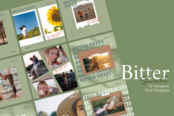 Bitter Sweet - FREE Instagram Templates