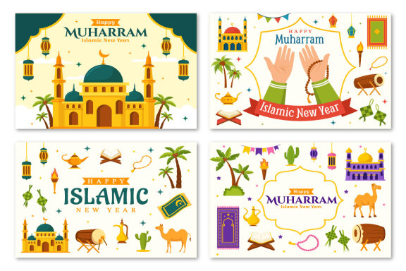 21 Happy Islamic New Year Illustration