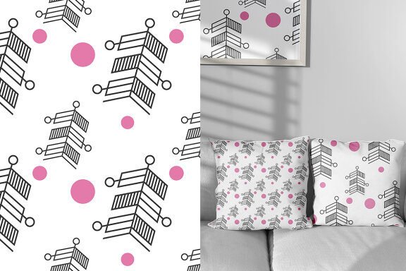 9 Geometric patterns and 4 Graphic elements