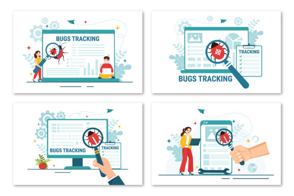 11 Mobile Phone Bug Tracking Illustration