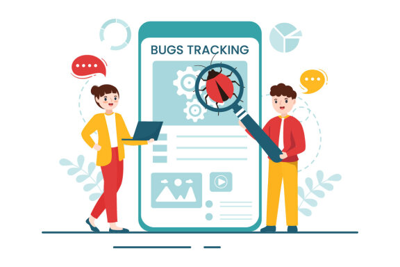 11 Mobile Phone Bug Tracking Illustration