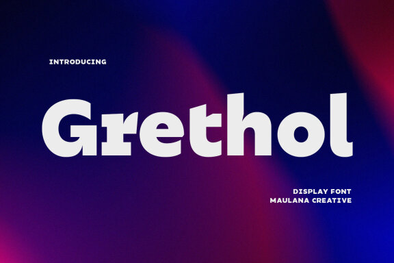 Grethol Sans Display Font