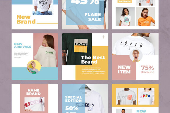 Brand - Fashion Instagram Post Template