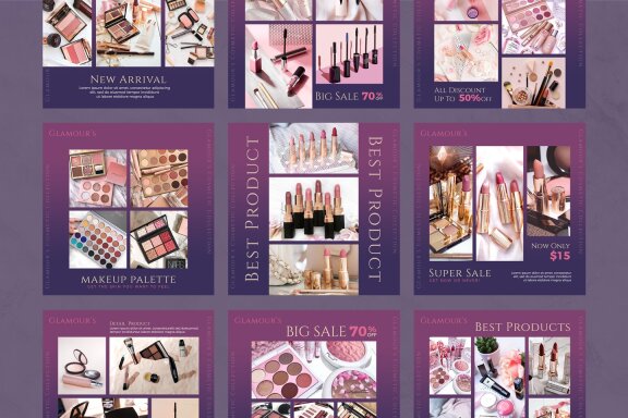 Cosmetic - Instagram Post Template