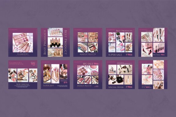 Cosmetic - Instagram Post Template
