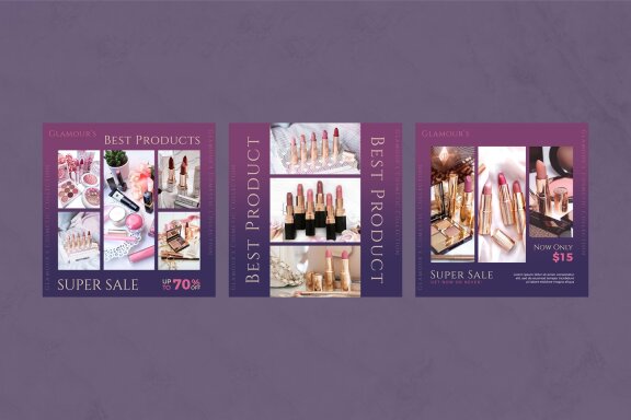 Cosmetic - Instagram Post Template