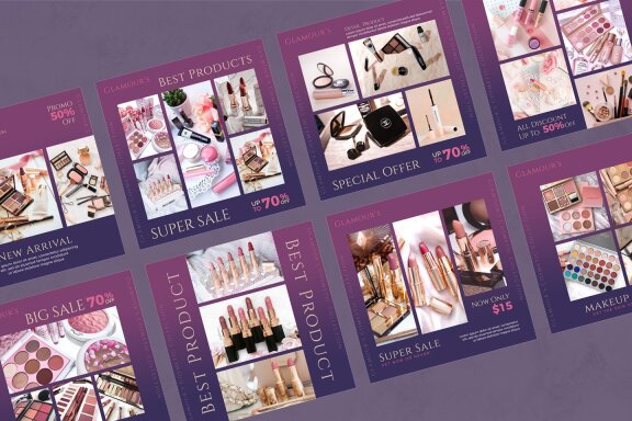 Cosmetic - Instagram Post Template