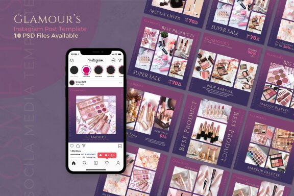 Cosmetic - Instagram Post Template