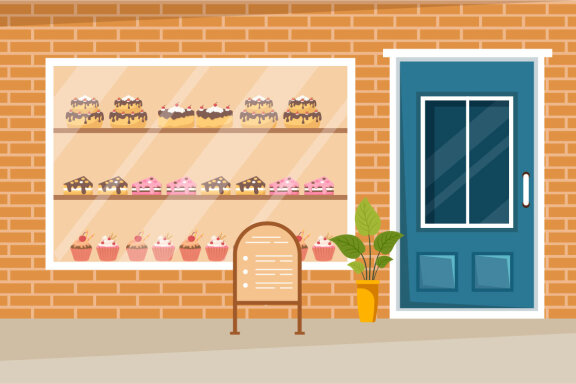 13 Confectioner Vector Illustration