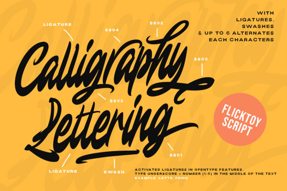 Flicktoy - Brush Script Font