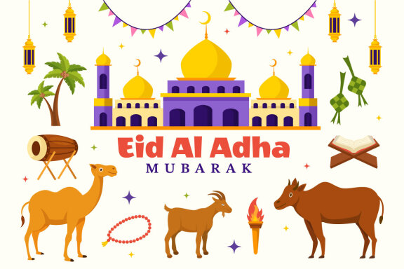 22 Happy Eid Al Adha Mubarak Illustration 