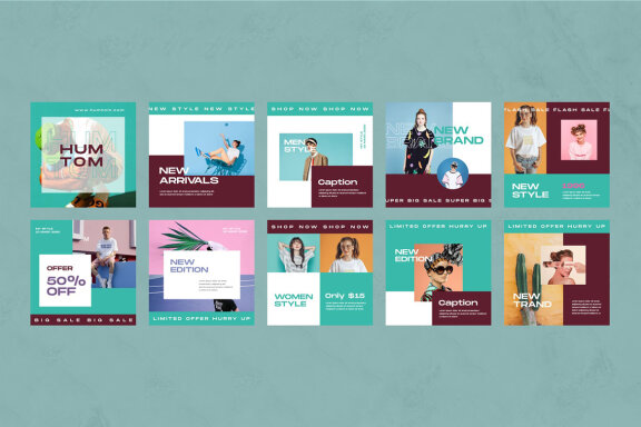Hutom - Free Instagram Post Templates