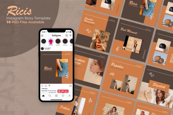 Ricis - Instagram Post Template