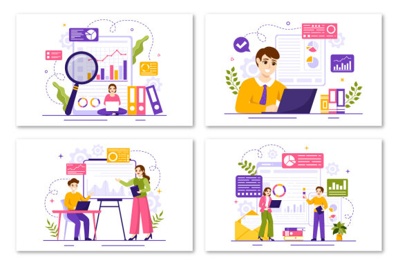 12 Market Research and Analysis FREE Illustrations
