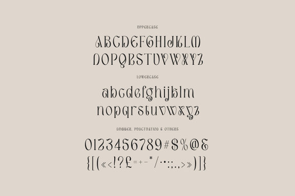Caferinam Deco & Elegant Serif