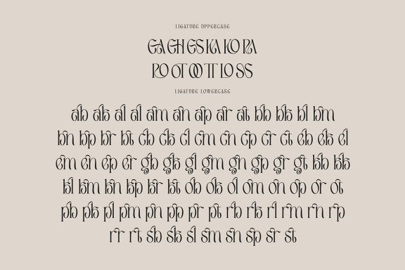Caferinam Deco & Elegant Serif