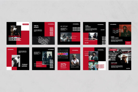 Kombrel - Free Instagram Post Templates